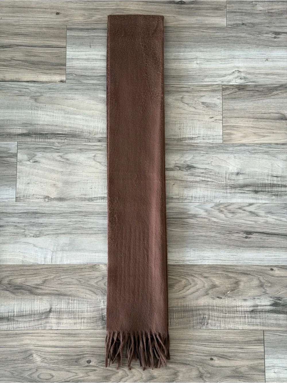 Classic Cashmere Brown Scarf
